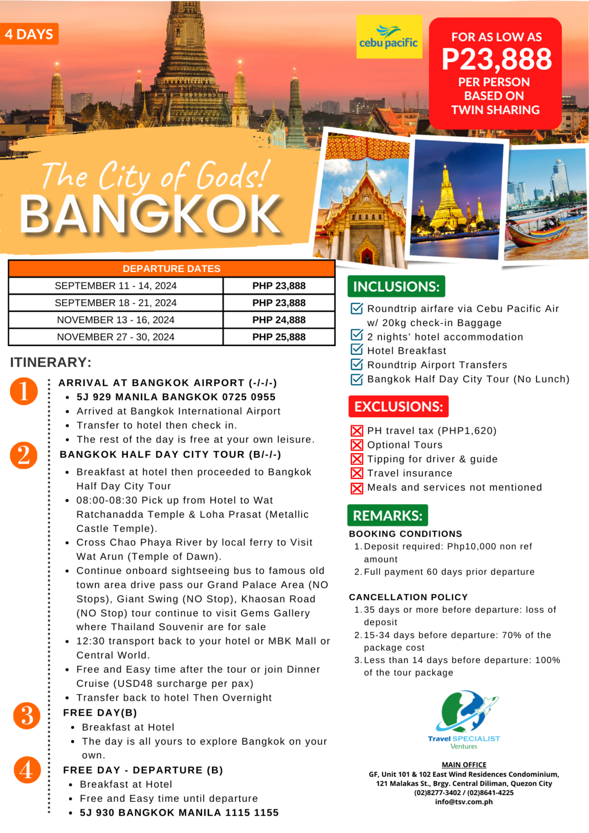 BANGKOK TOUR 2024 SERIES