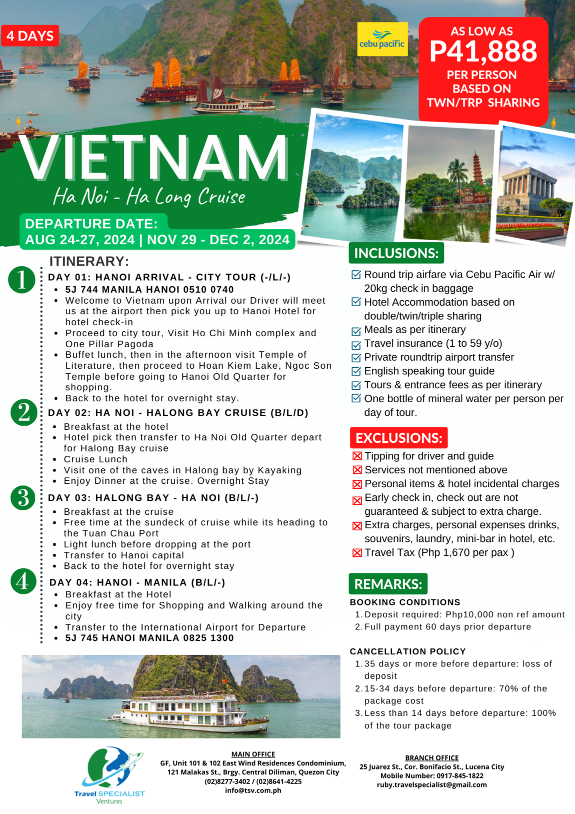 HANOI-HALONG VIETNAM TOUR