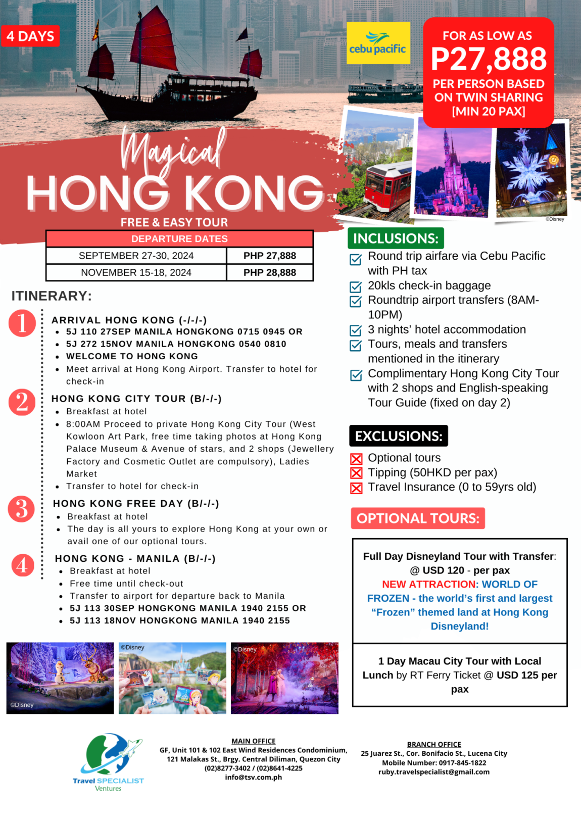 MAGICAL HONG KONG FREE & EASY