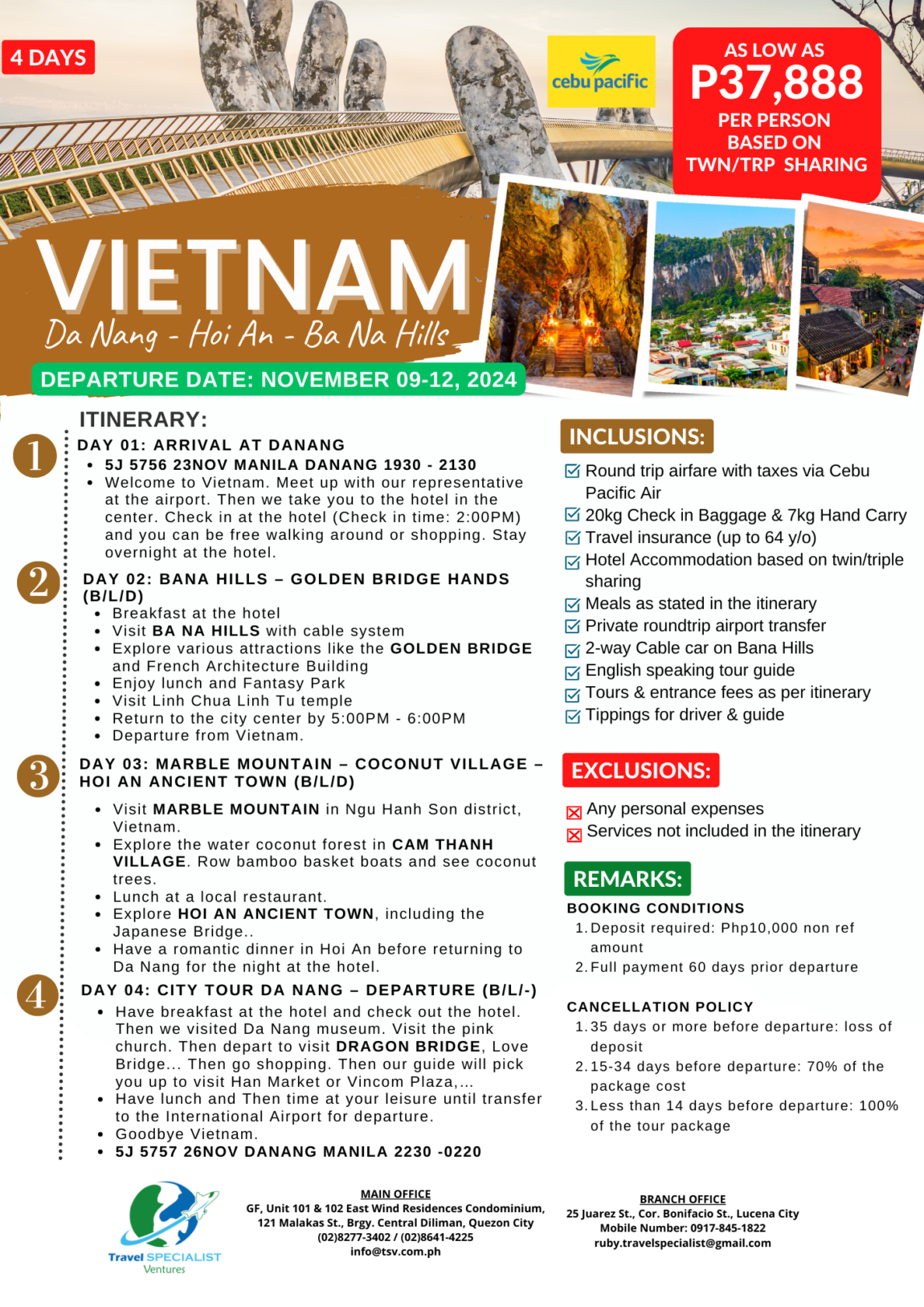 VIETNAM TOUR (NOV 2024)