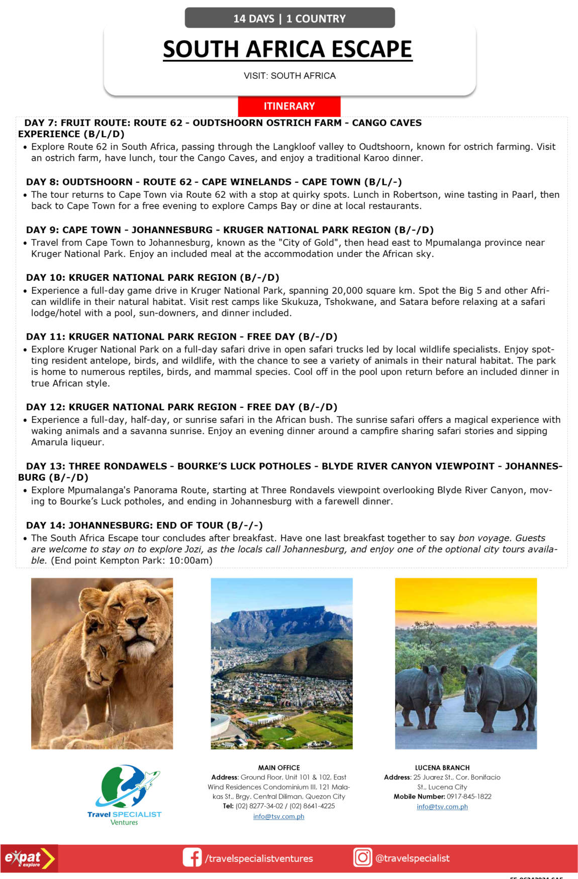 14 DAYS SOUTH AFRICA ESCAPEpg2