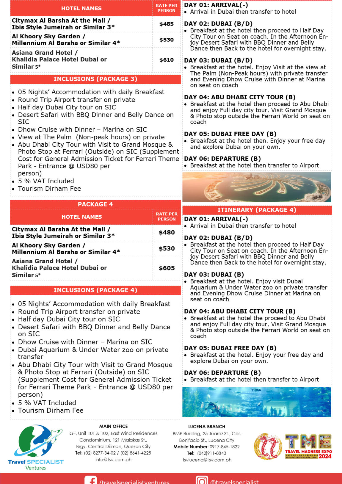 TME2024 Dubai Winter Packages P2