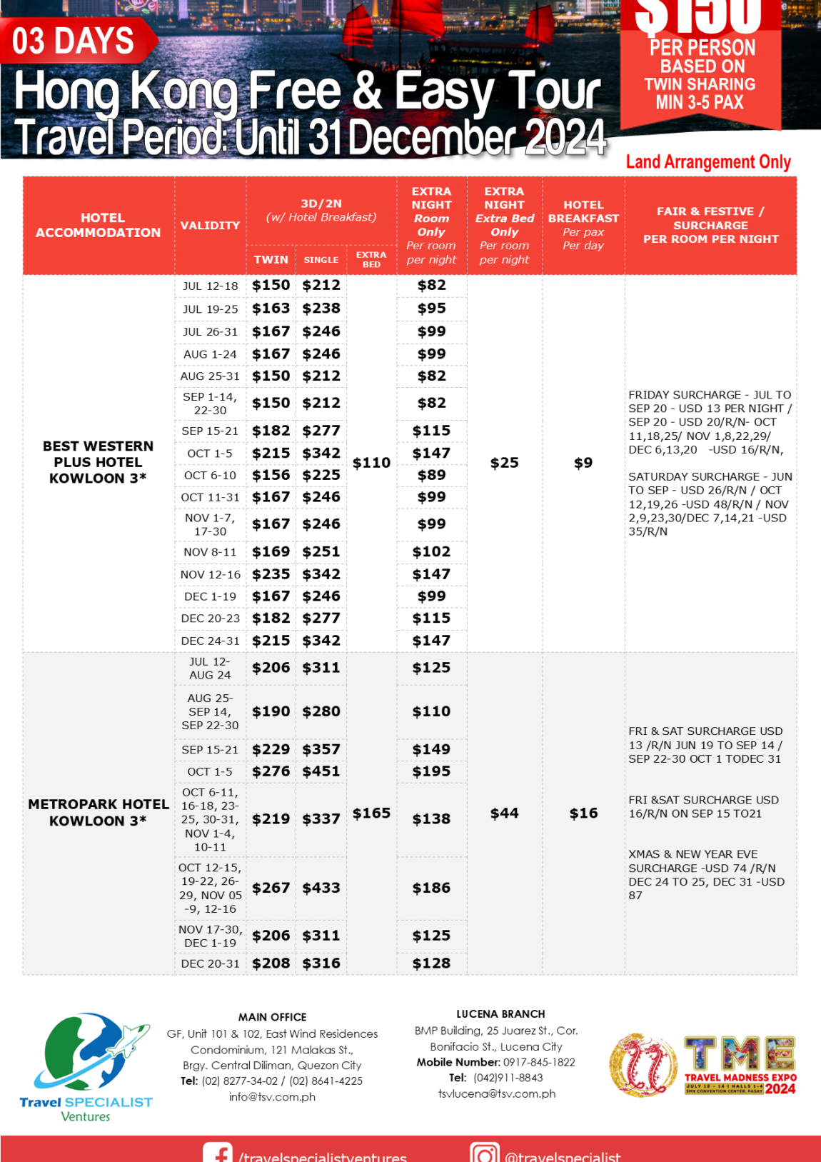 TME2024 Hong Kong Free & Easy P1